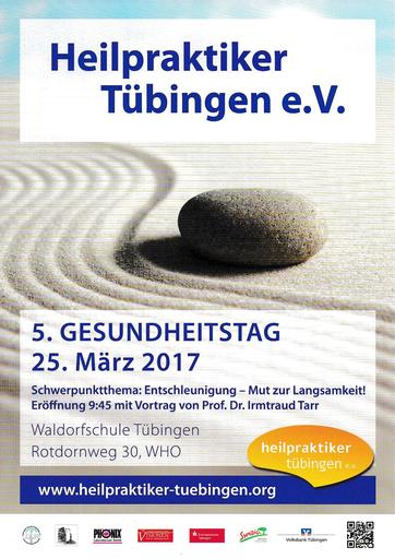 2017 | Fünfter Tübinger Gesundheitstag | Plakat